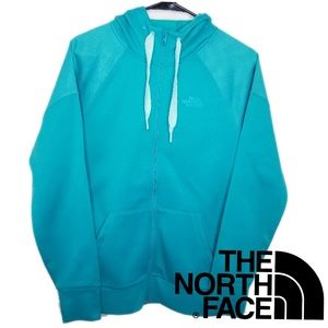 NWOT The North Face Teal Sweater Hoodie Full Zip S
